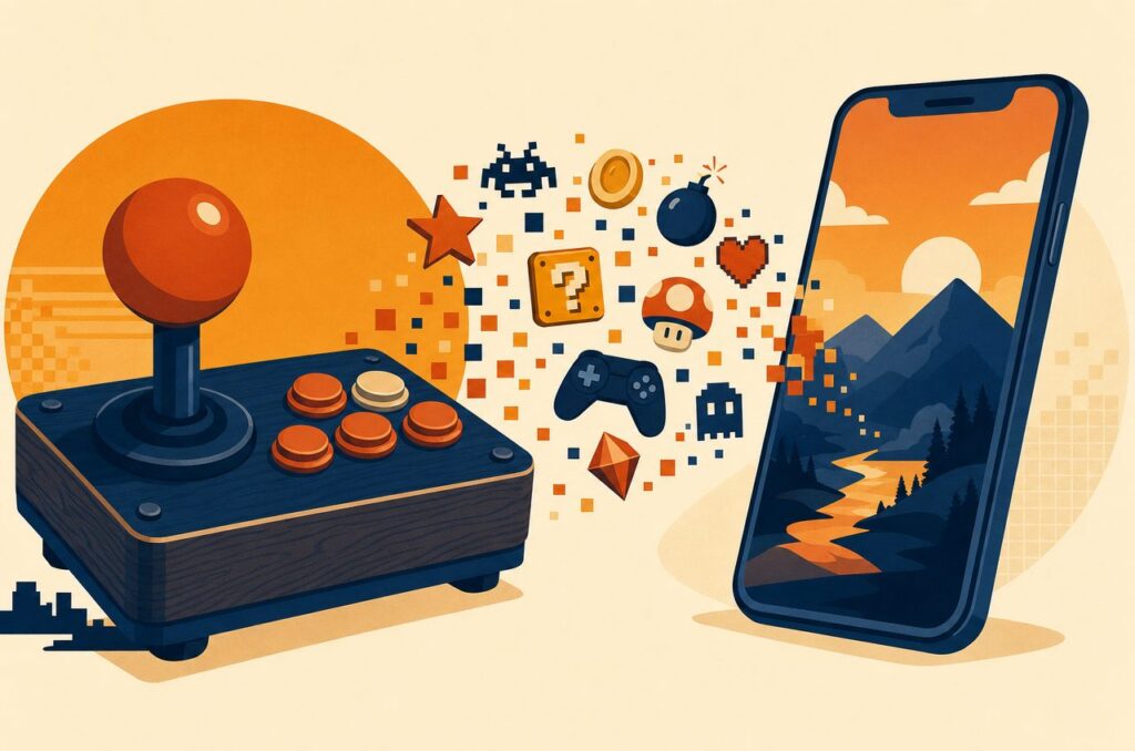 From arcade cabinets to mobile screens